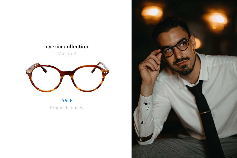 eyerim collection round prescription glasses, model MARTIN 4, eyerim blog